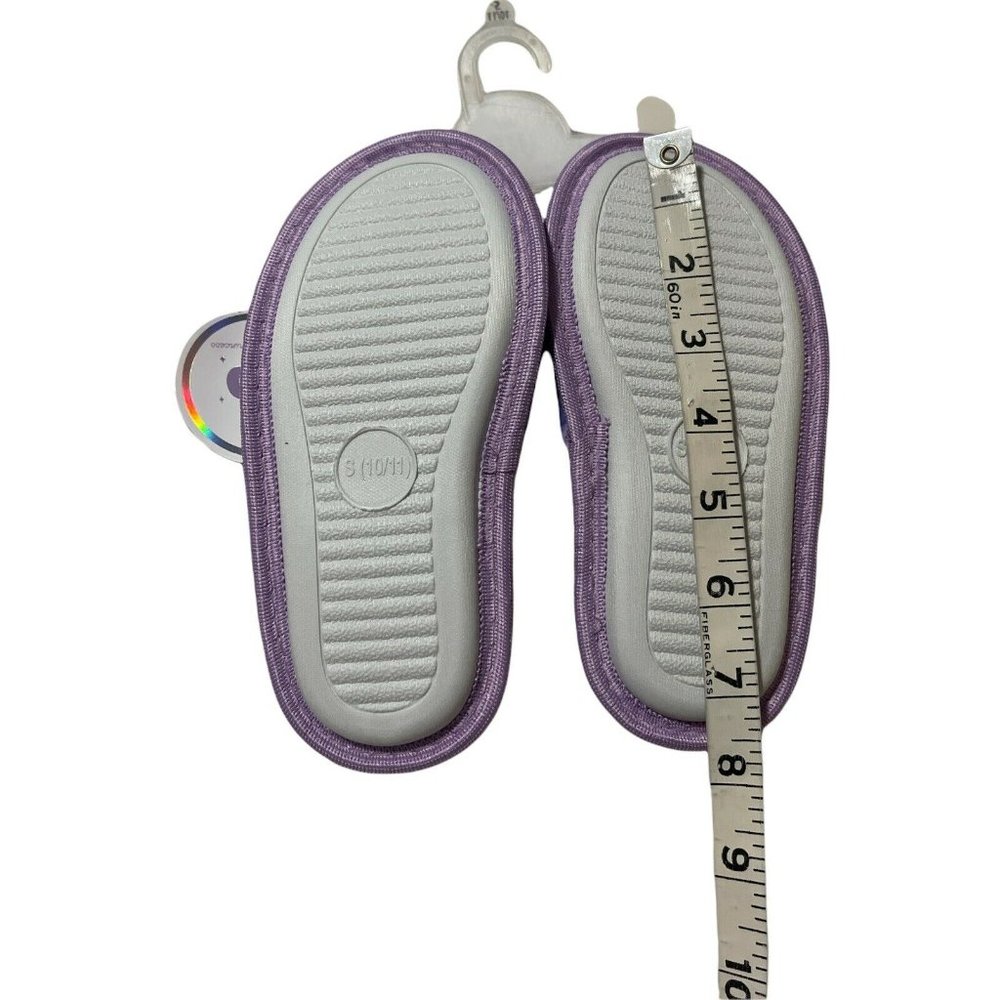 🐶Girl’s Slippers Size S(10-11)VIP Tie Dye Lilac Faux Fur with nail polish - Picture 10 of 12